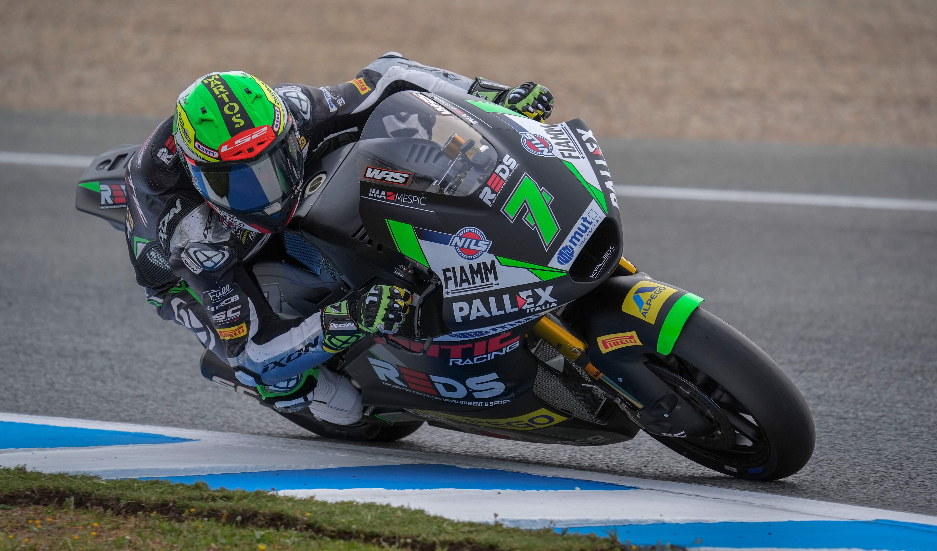 Barry Baltus eindigt als twaalfde in Moto2 tijdens GP van Ho