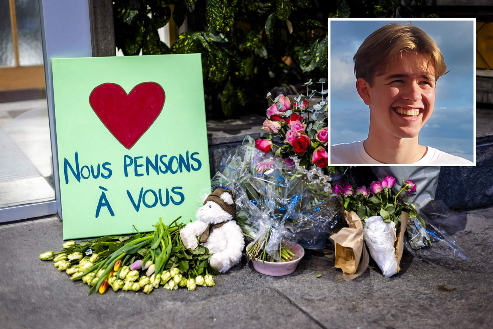 Alexis Bollag (18) raakte zwaar gewond bij de brand op nieuwjaarsnacht en overleed pas weken later.