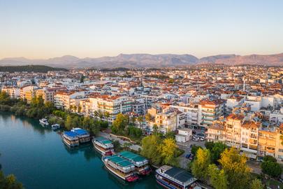 Aerial view of Cityscape of Manavgat