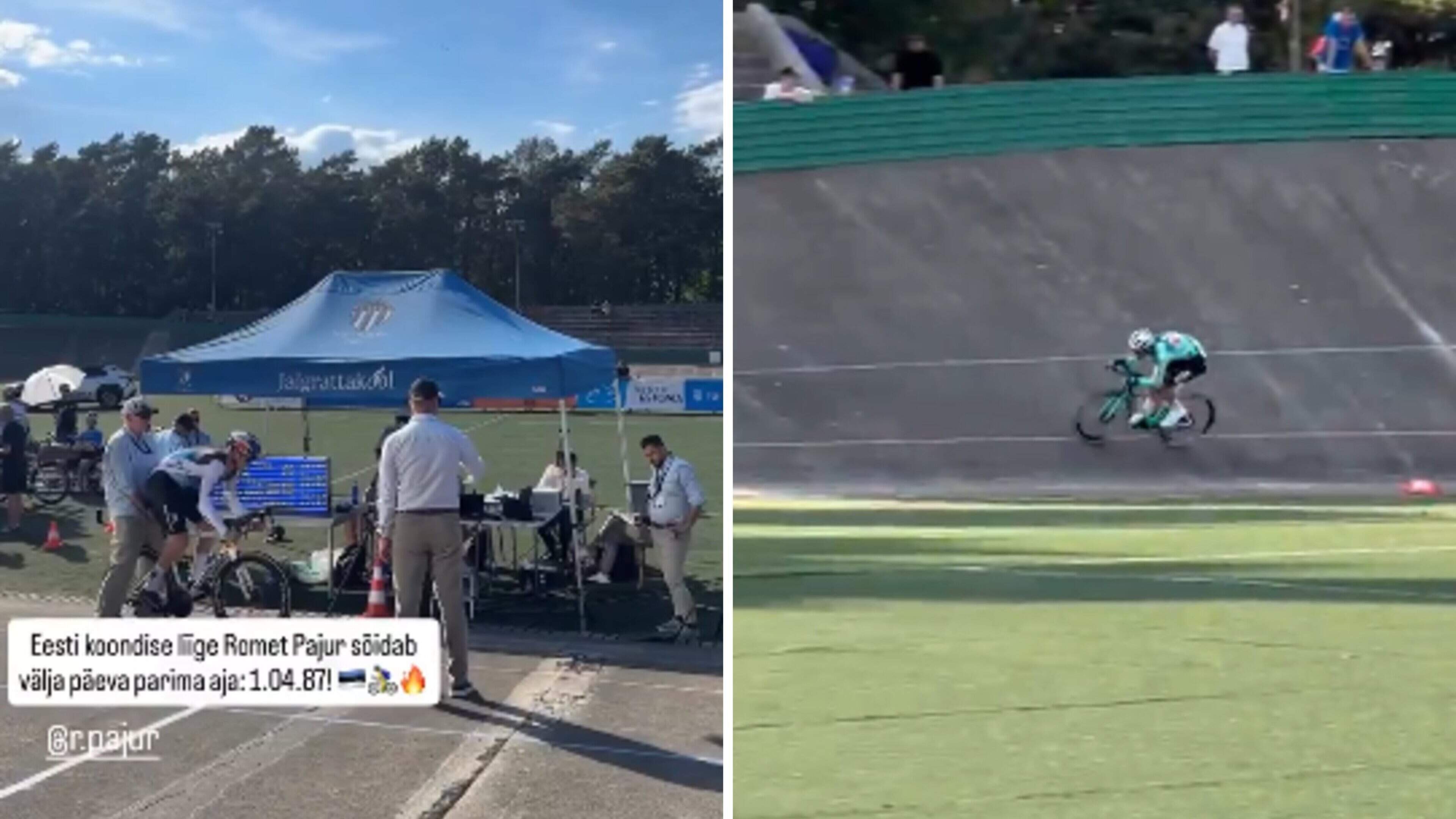 VIDEO. Met voorsprong de bijzonderste tijdrit van het seizoen: Ronde van Estland opent met proloog van één kilometer op ... de piste