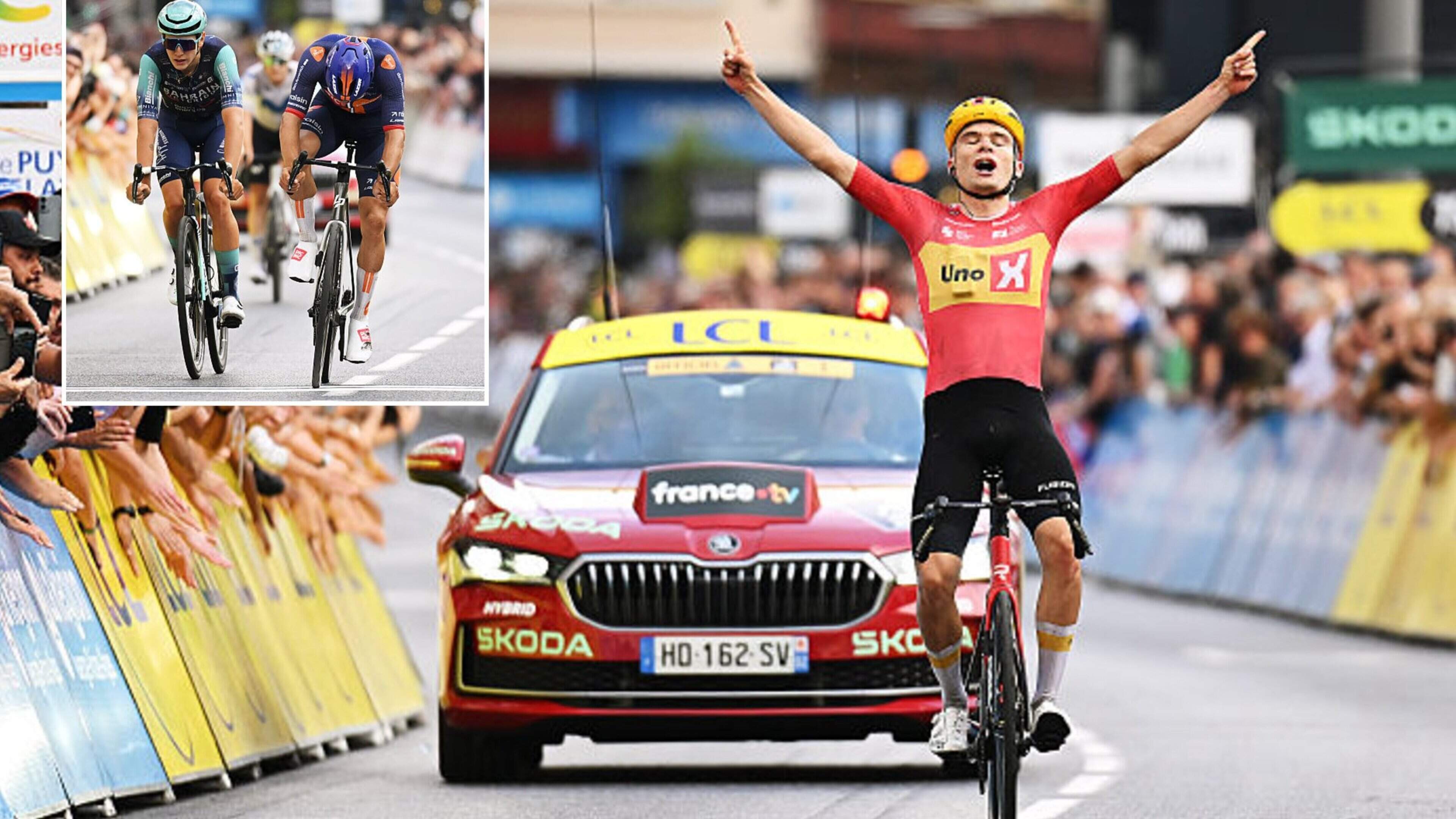 Anthon Charmig (UNO-X) wint in Tour d’Auvergne‑Rhône‑Alpes  