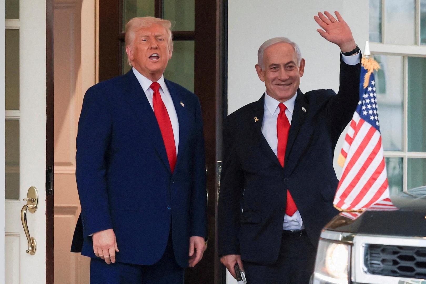 Trump steunt Netanyahu in zijn strijd tegen Iran.
