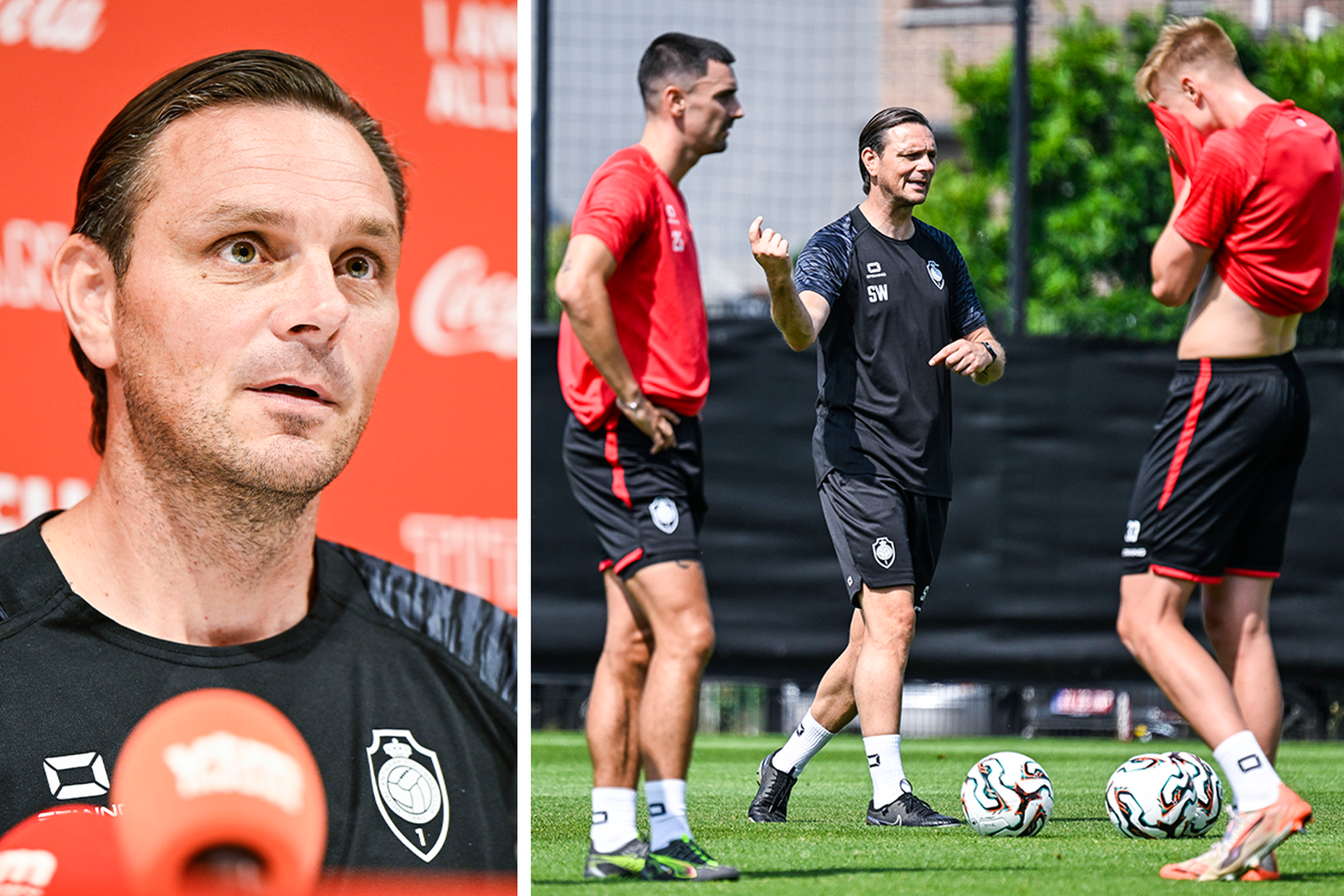 De kop is eraf voor Stef Wils, de nieuwe coach van Antwerp.