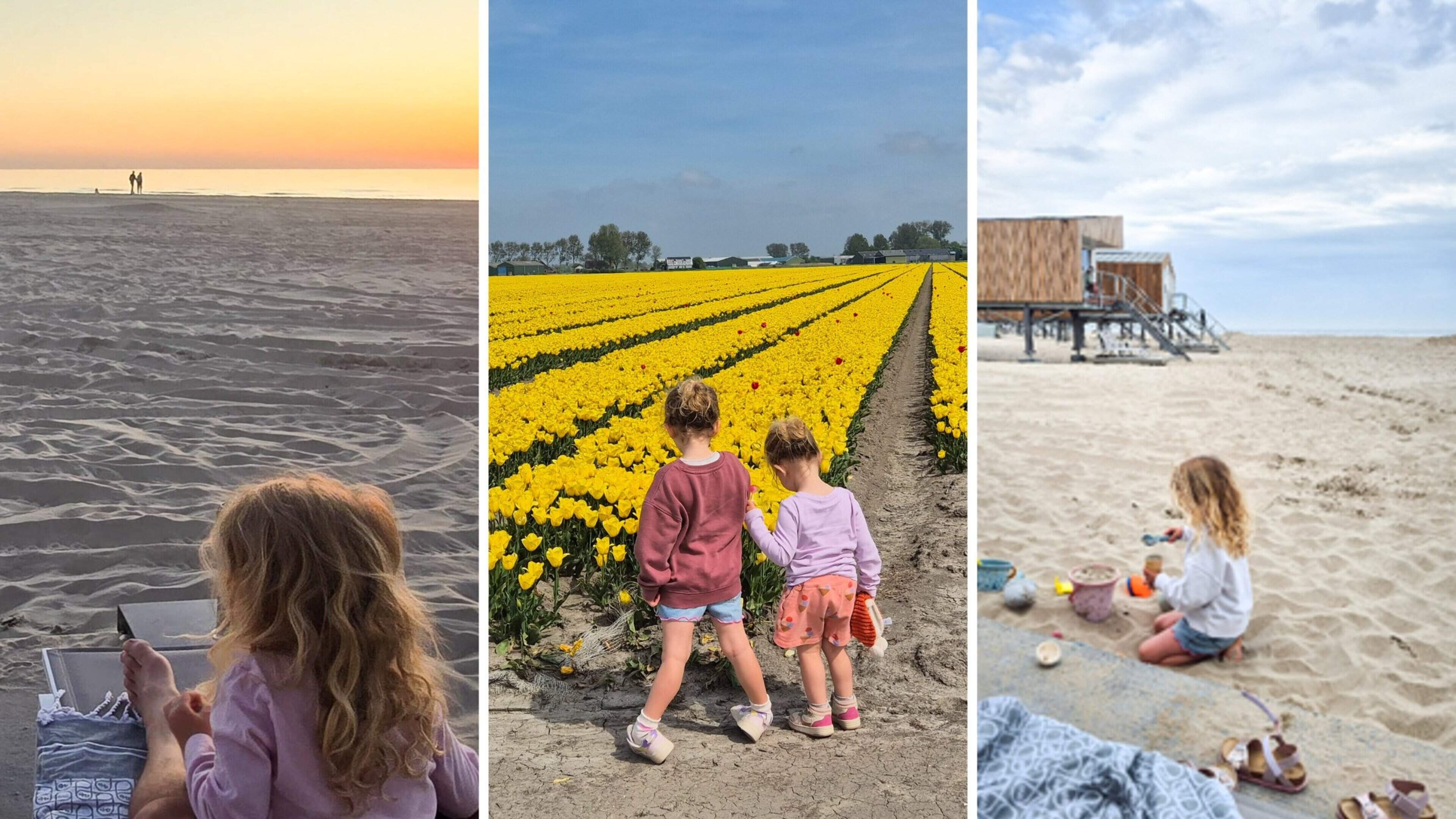Slapen op het strand en ontwaken met zicht op zee: een weekendje op het tempo van het gezin in een vakantiepark in Noord-Holland