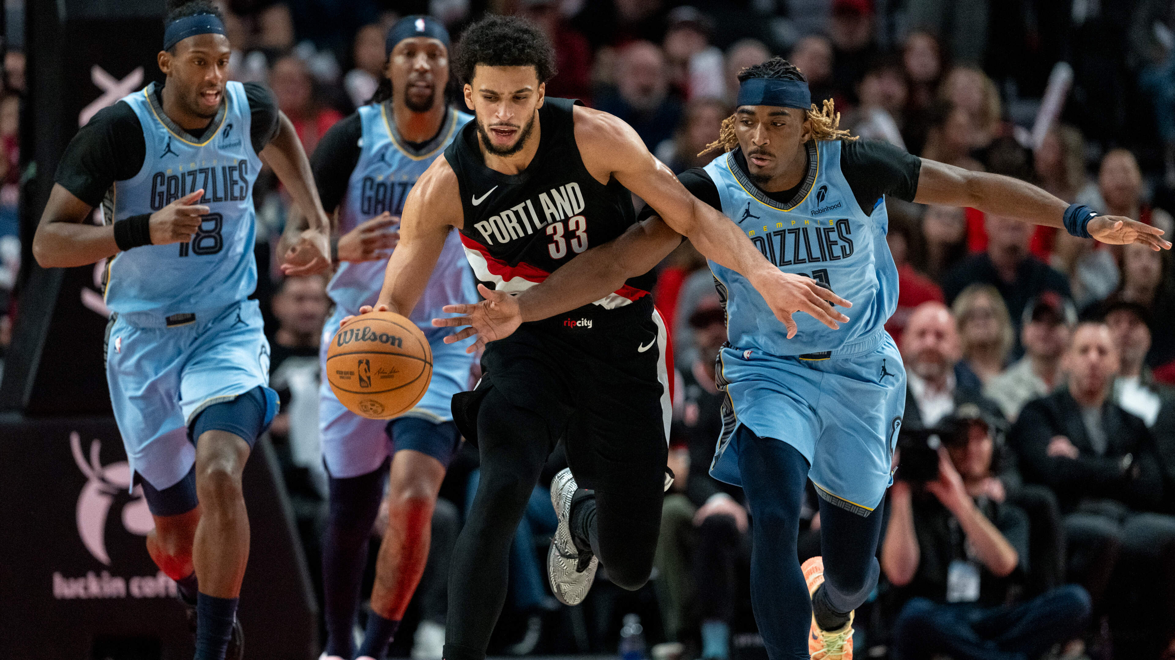 VIDEO. Toumani Camara wint met Portland tweede duel op rij in NBA tegen Memphis