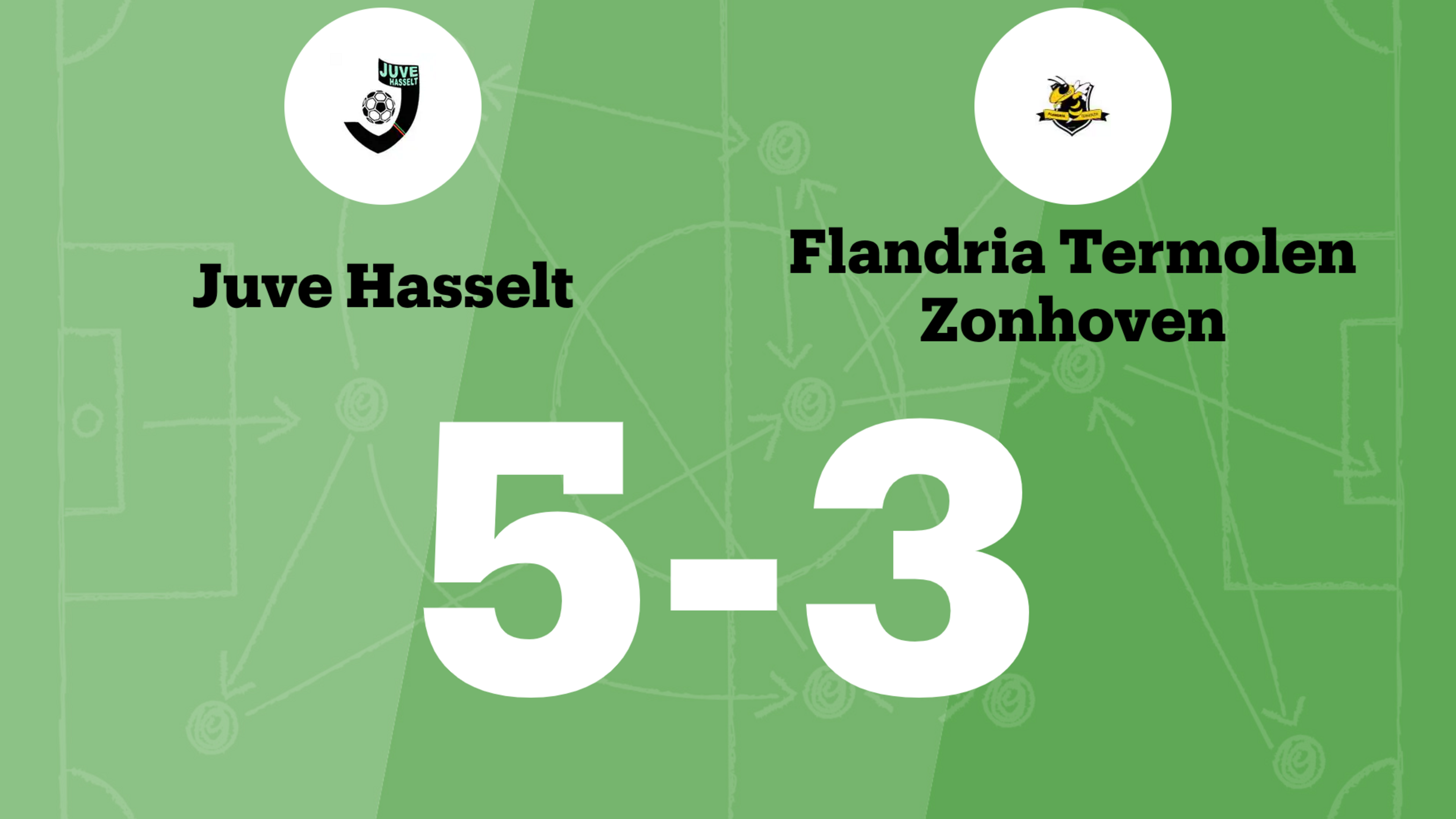 Juve Hasselt B maakt einde aan slechte reeks door zege tegen Termolen