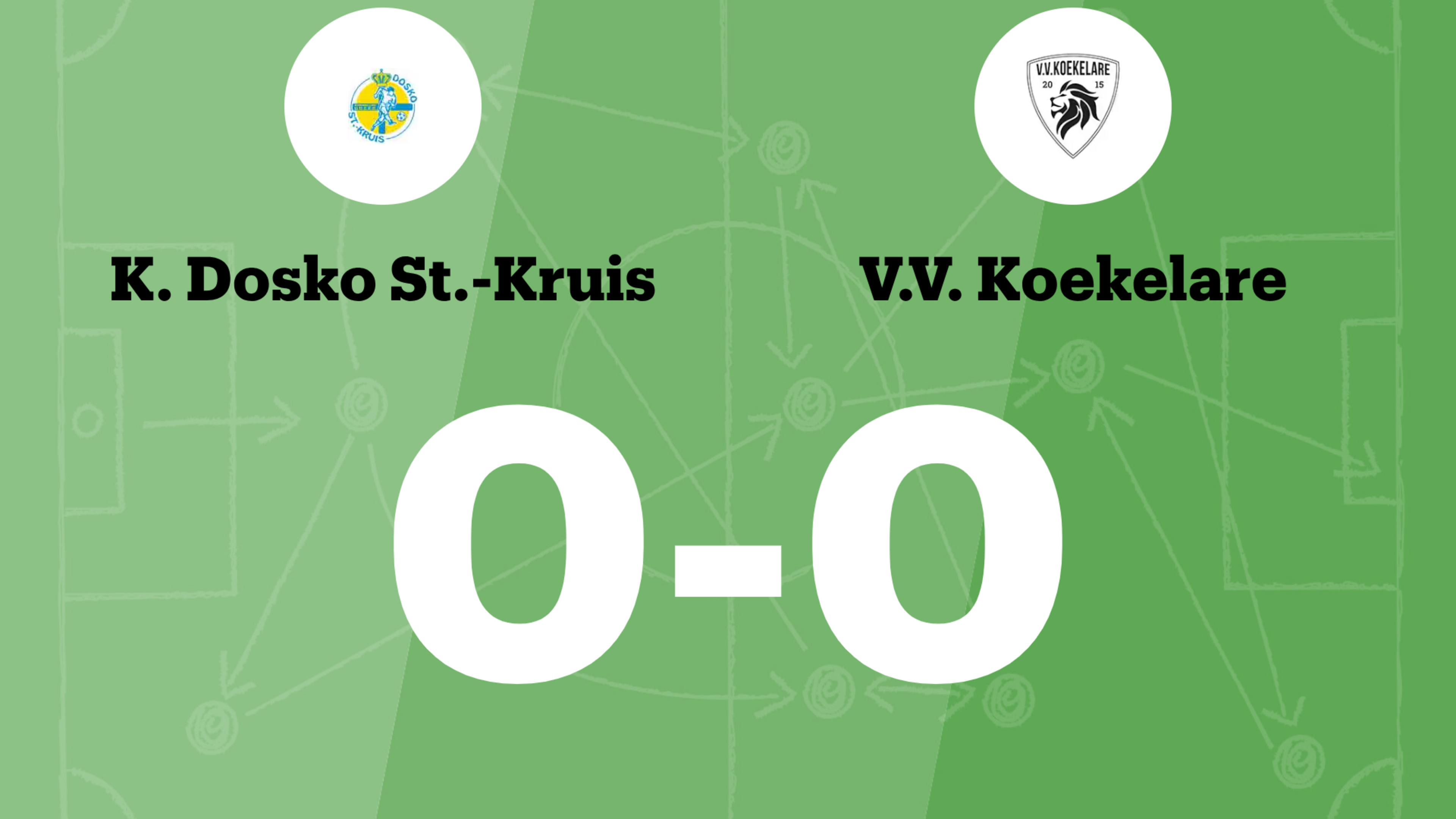 Dosko Sint-Kruis en VV Koekelare komen niet tot scoren